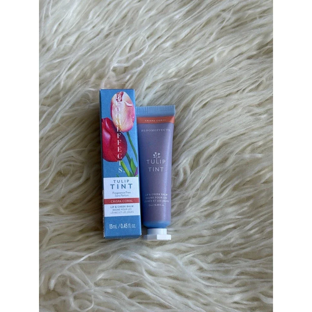 Bloomeffects Natural Tulip Tint Lip + Cheek Balm Crispa Coral
